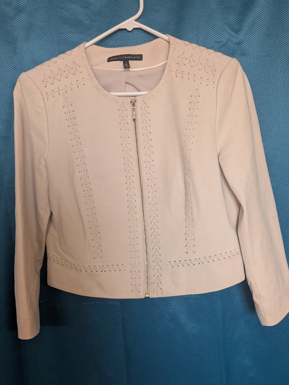 WHBM Suade 3/4 Sleeve Jacket